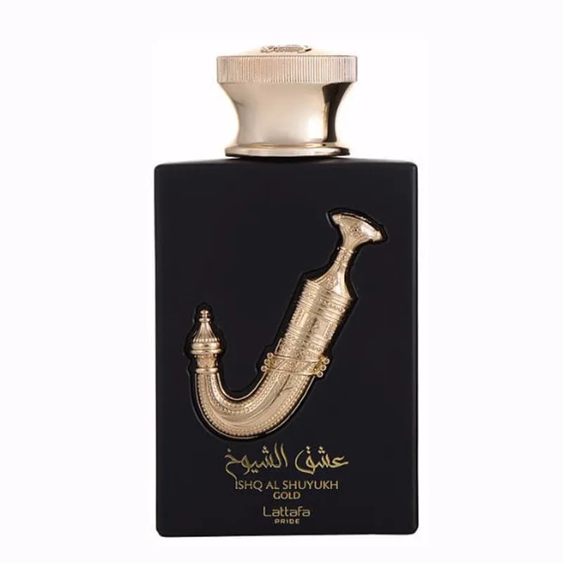 عطر عطر ادکلن لطافه عشق ال شیوخ گلد (مشابه ایو سن لوران بیبی کت) از Lattafa